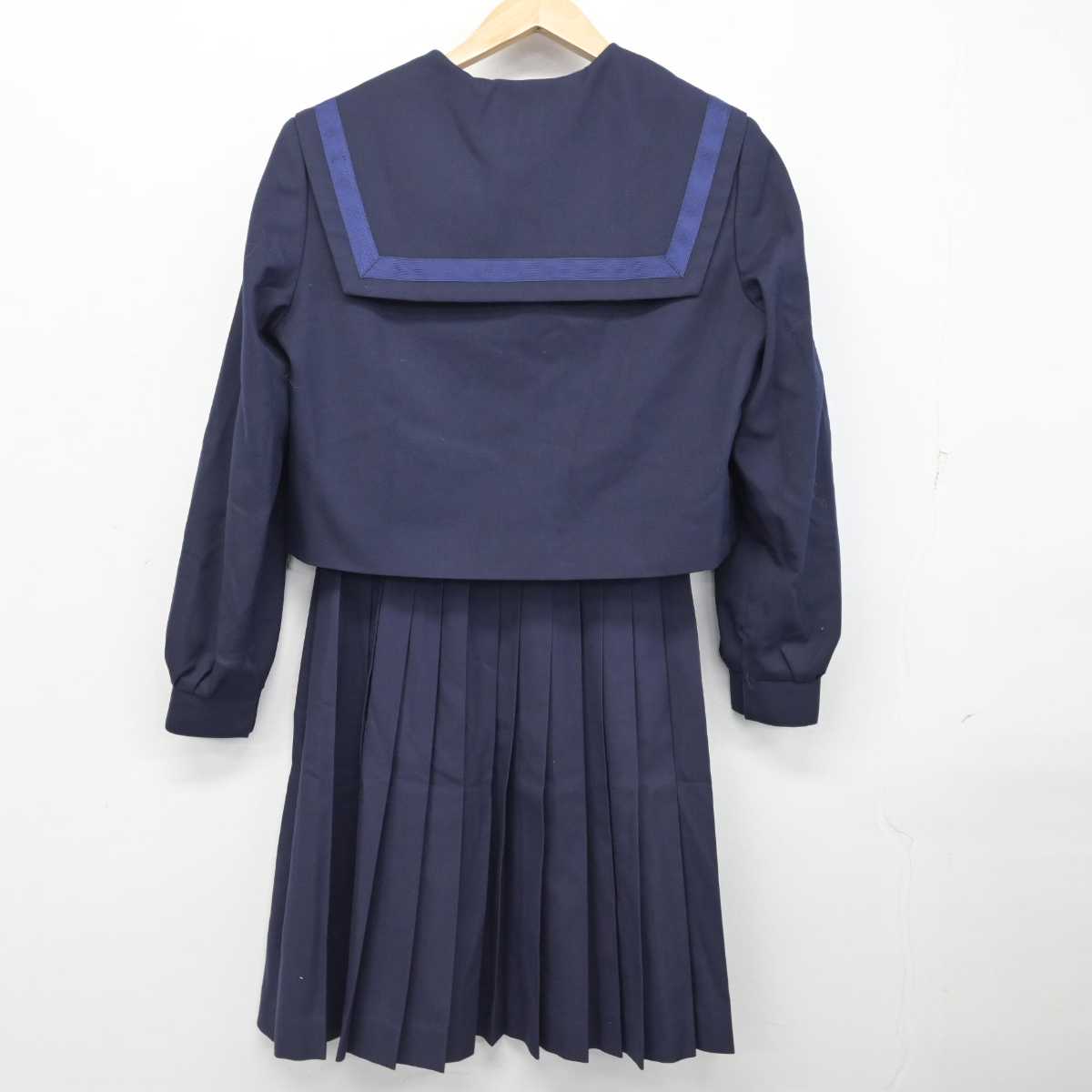 【中古】岐阜県 大垣南高等学校 女子制服 2点 (セーラー服・スカート) sf087018