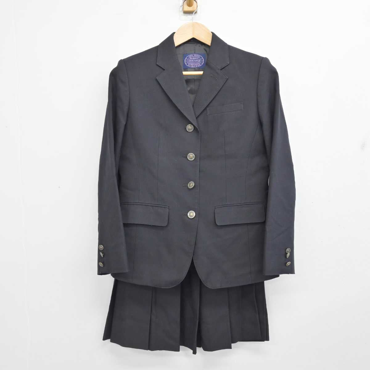 【中古】福岡県 福岡高等学校 女子制服 3点 (ブレザー・スカート) sf087022