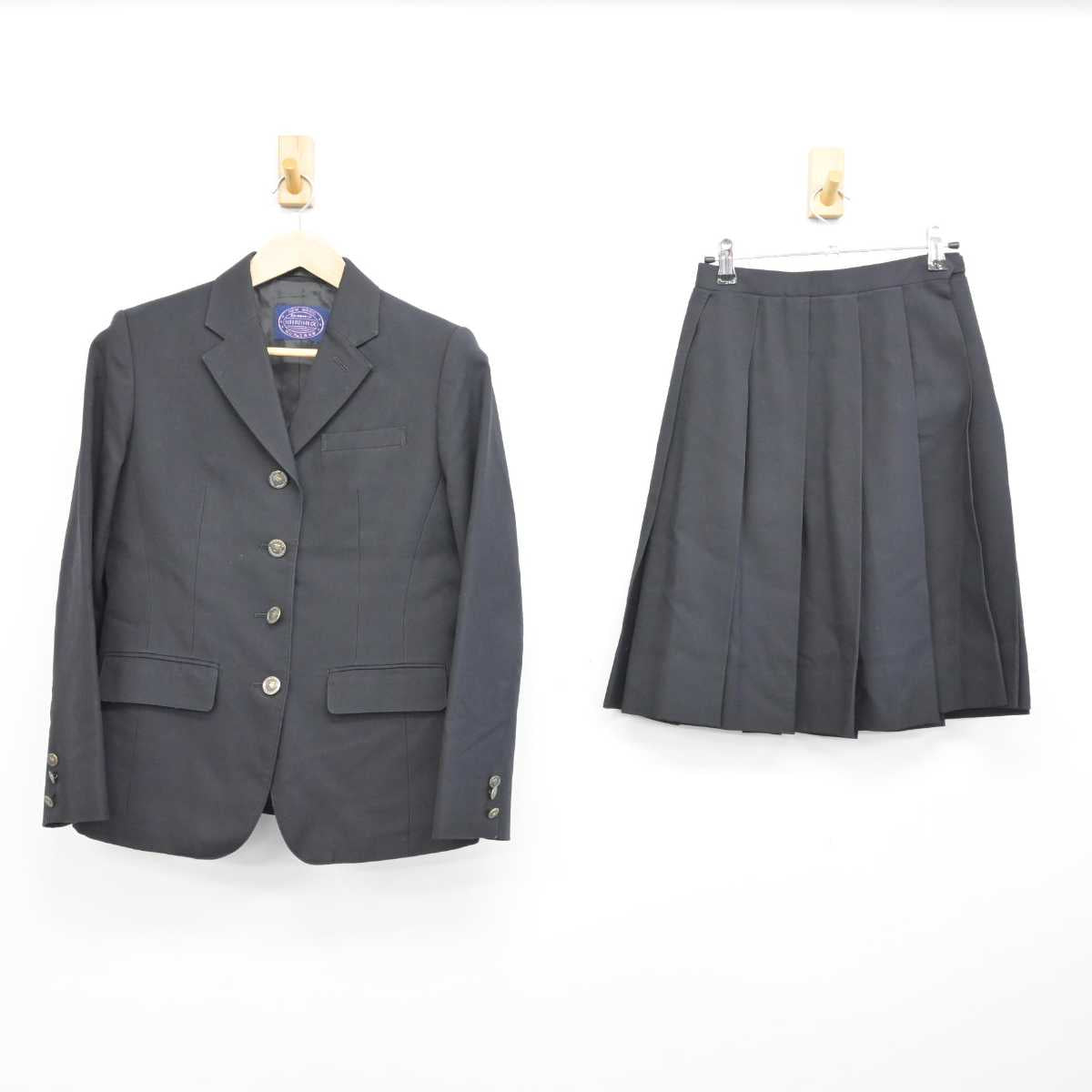 【中古】福岡県 福岡高等学校 女子制服 3点 (ブレザー・スカート) sf087022