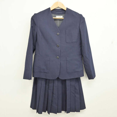 【中古】北海道 札幌市立石山中学校/旧制服 女子制服 3点 (ブレザー・ベスト・スカート) sf087030