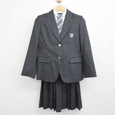 【中古】兵庫県 神戸学院大学附属高等学校 女子制服 4点 (ブレザー・シャツ・スカート) sf087047