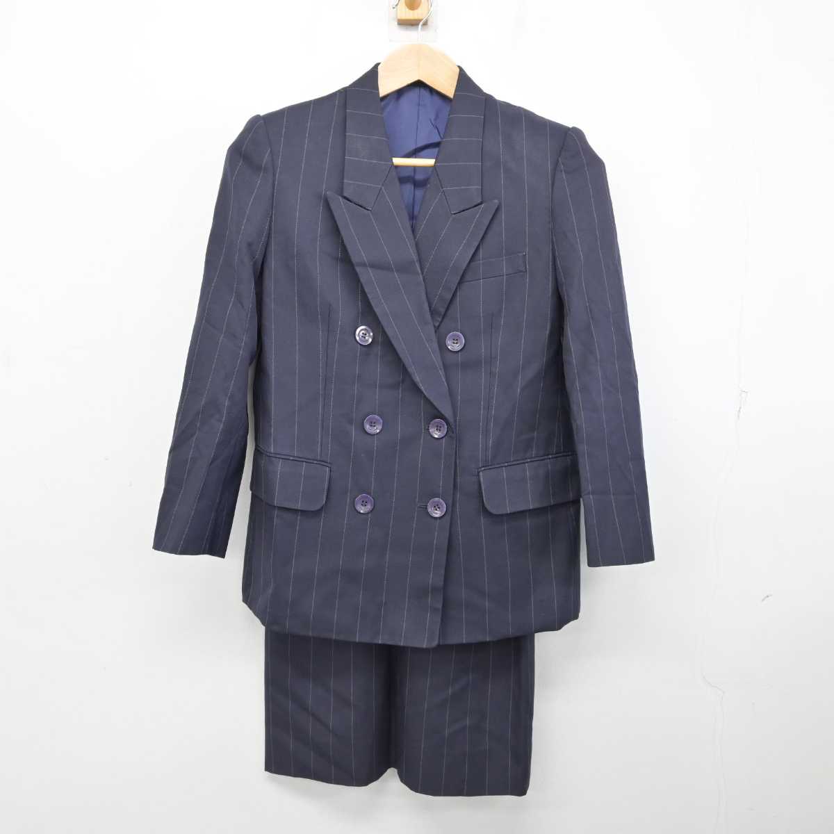 【中古】群馬県 桐生大学短期大学部 女子制服 3点 (ブレザー・スカート・スカート) sf087067