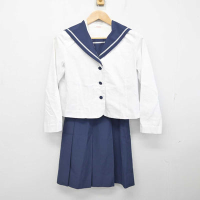 【中古】秋田県 秋田高等学校 女子制服 2点 (セーラー服・スカート) sf087082