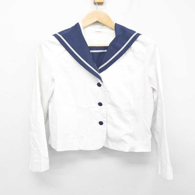 【中古】秋田県 秋田高等学校 女子制服 2点 (セーラー服・スカート) sf087082