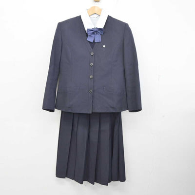 【中古】熊本県 第二高等学校/旧制服 女子制服 6点 (ブレザー・ニット・シャツ・スカート) sf087104