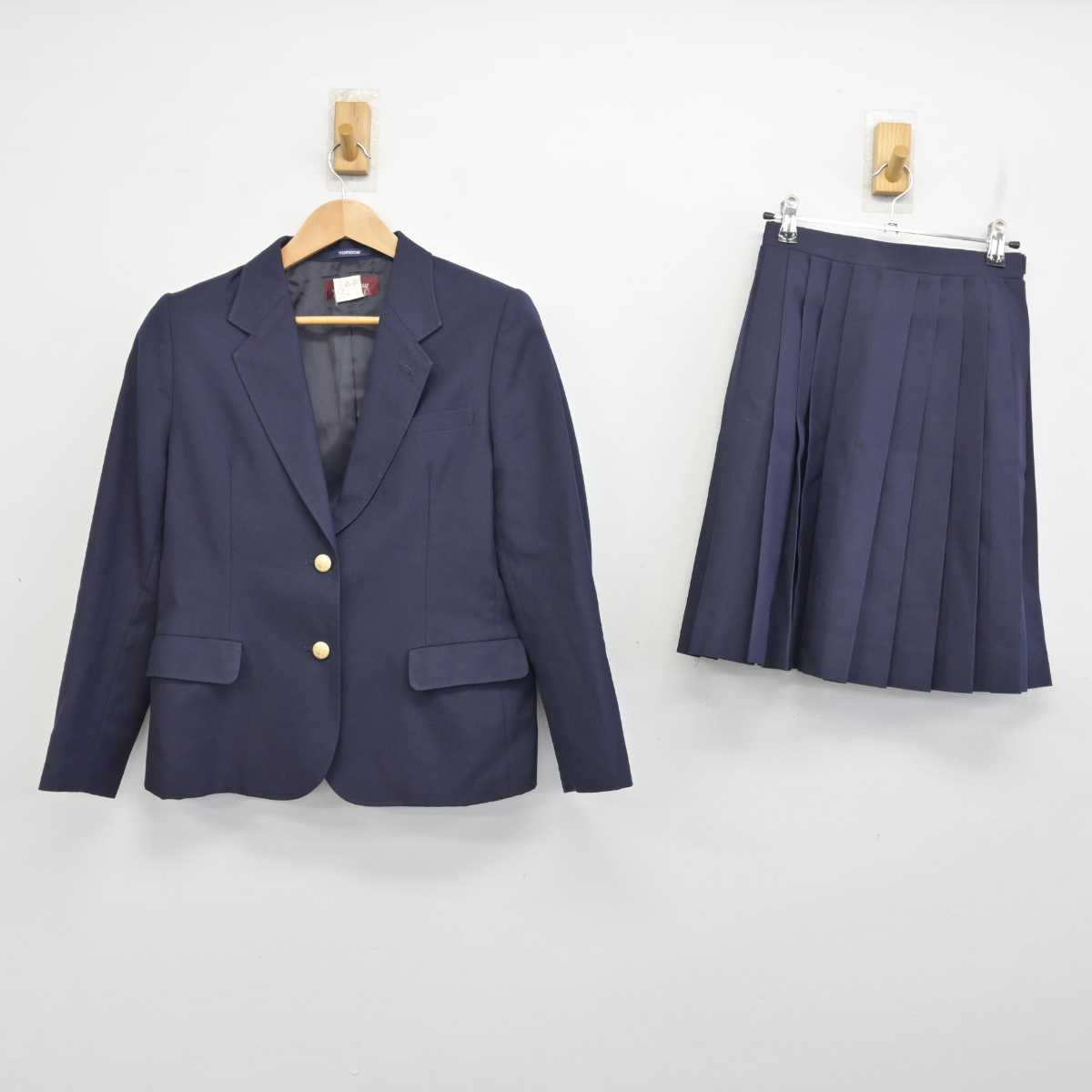 【中古】神奈川県 湘南高等学校 女子制服 4点 (ブレザー・スカート) sf087124