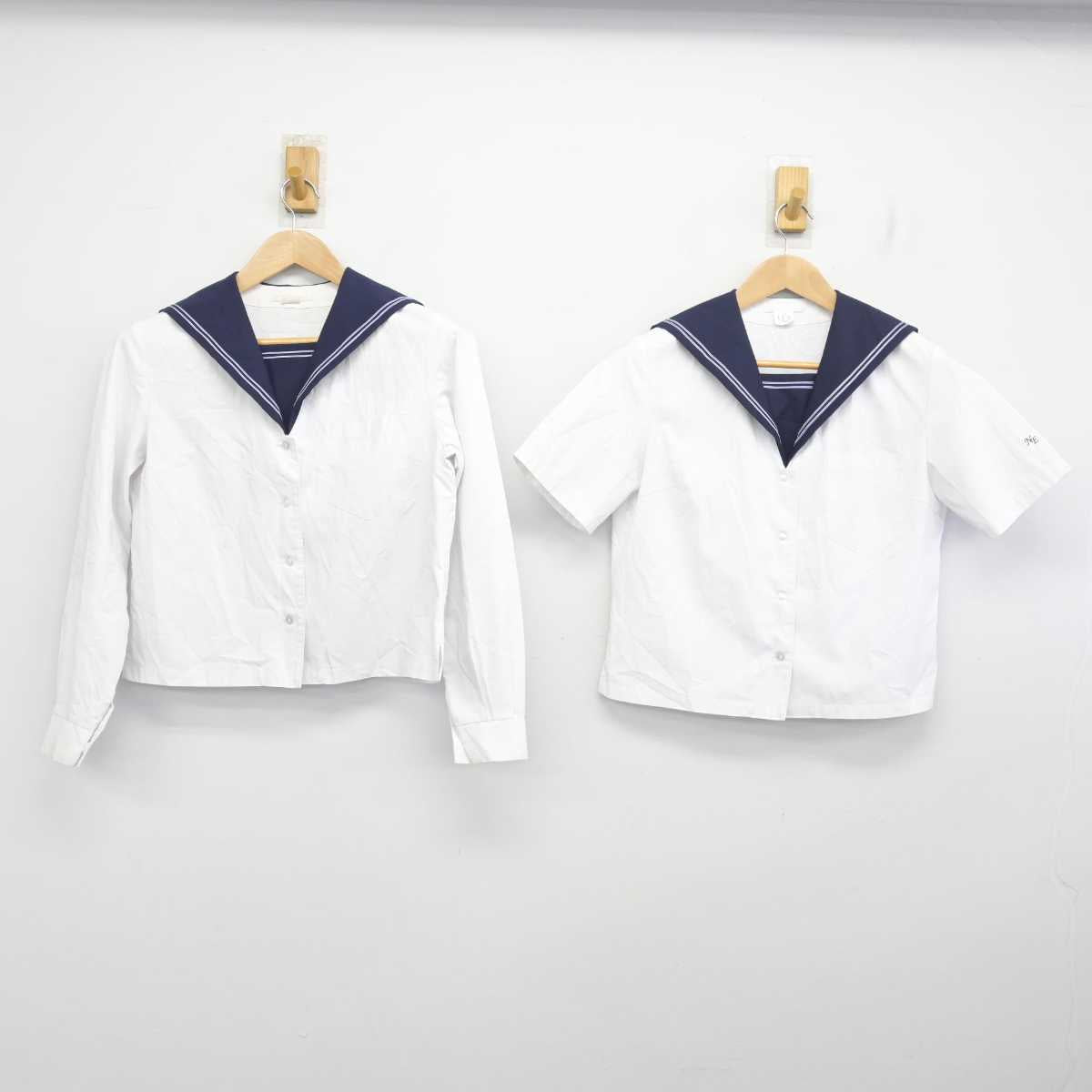 【中古】東京都 中野東中学校 女子制服 2点 (セーラー服) sf087130