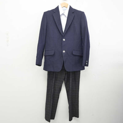 【中古】東京都 中野東中学校 男子制服 3点 (ブレザー・シャツ・ズボン) sf087136