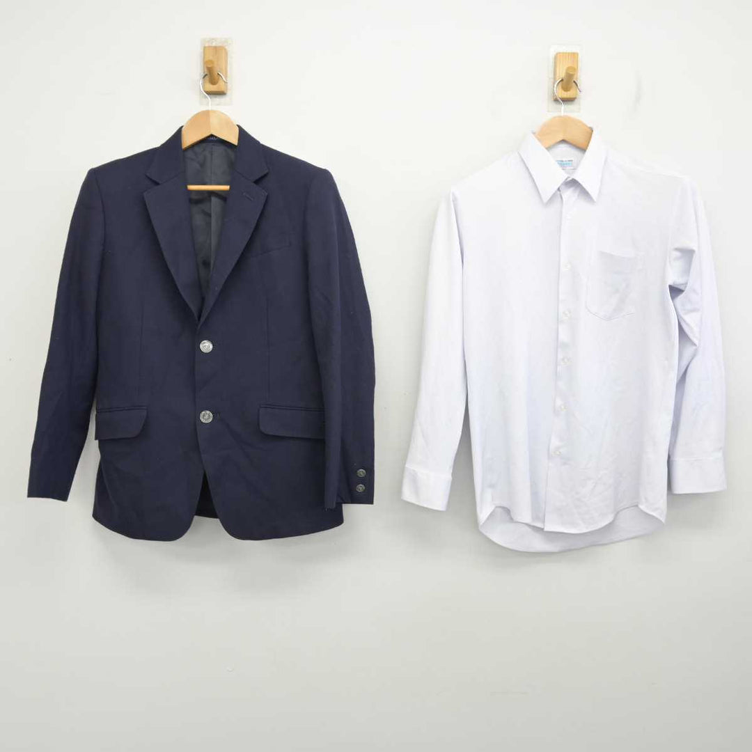 中古】東京都 中野東中学校 男子制服 3点 (ブレザー・シャツ