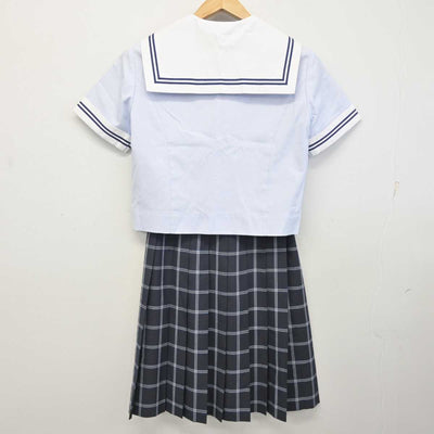 【中古】熊本県 水俣第二中学校 女子制服 2点 (セーラー服・スカート) sf087146