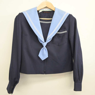 【中古】大阪府 泉陽高等学校 女子制服 3点 (セーラー服・スカート) sf087147