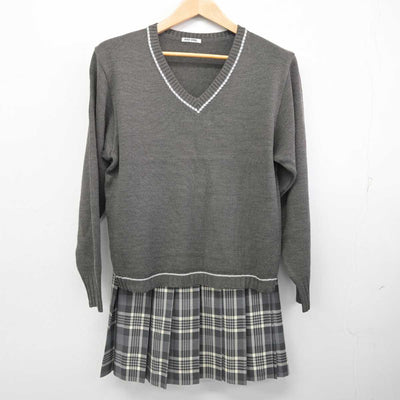 【中古】宮城県 仙台西高等学校 女子制服 3点 (ブレザー・ニット・スカート) sf087148