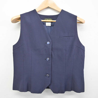 【中古】千葉県 習志野台中学校 女子制服 2点 (ベスト) sf087168