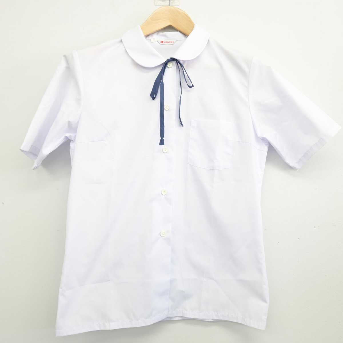 【中古】千葉県 習志野台中学校 女子制服 4点 (ベスト・シャツ・スカート) sf087169