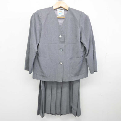 【中古】千葉県 大網中学校 女子制服 2点 (ブレザー・ジャンパースカート) sf087253