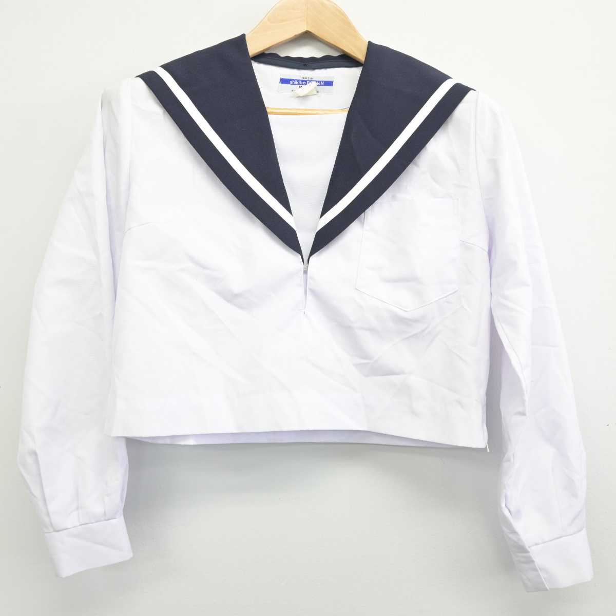 【中古】 学校名不明 女子制服 2点 (セーラー服・スカート) sf087258