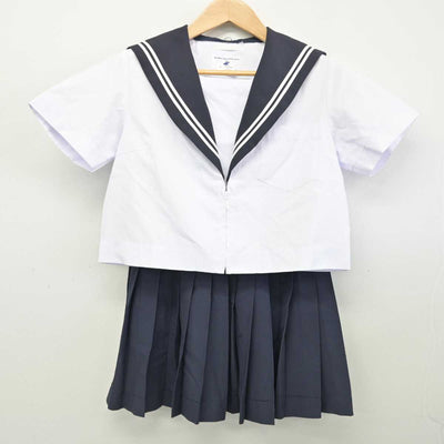 【中古】 学校名不明 女子制服 2点 (セーラー服・スカート) sf087259