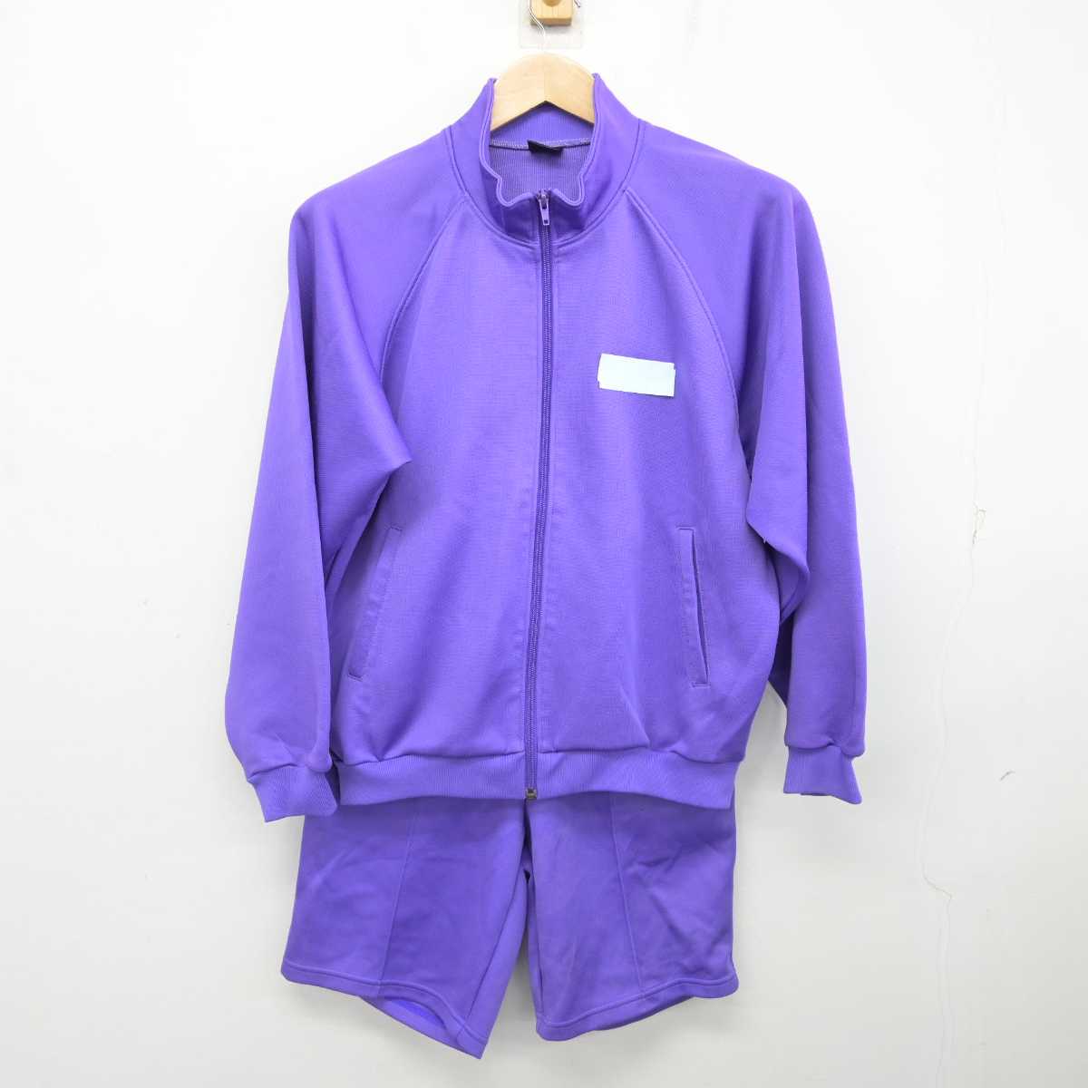 【中古】滋賀県 守山中学校・高等学校 女子制服 2点 (ジャージ 上・体操服 下) sf087303