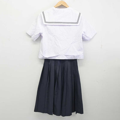 【中古】山口県 玄洋中学校 女子制服 2点 (セーラー服・スカート) sf087312