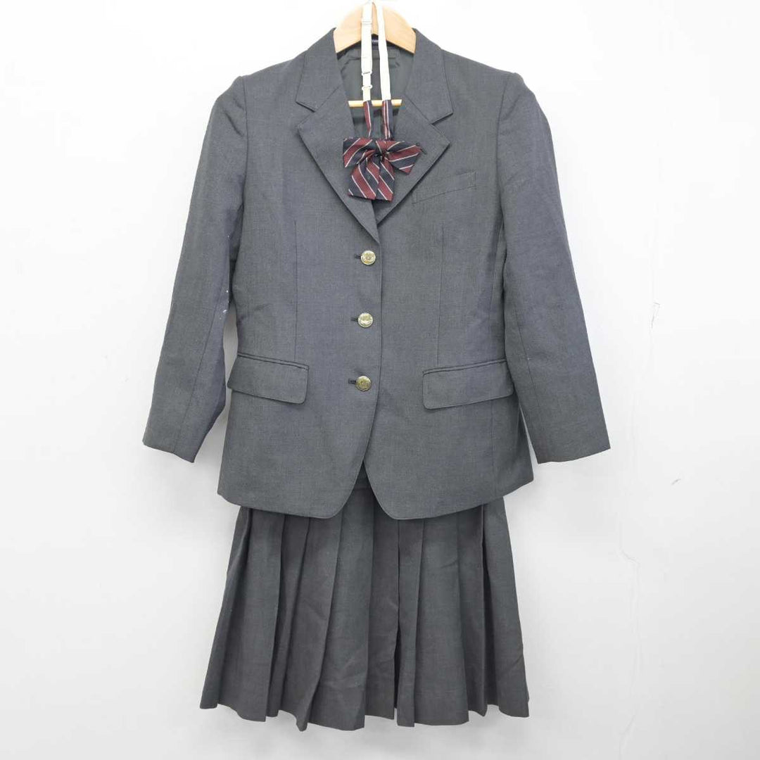 中古】東京都 大江戸高等学校 女子制服 3点 (ブレザー・スカート