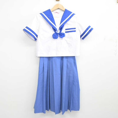 【中古】熊本県 熊本市立東部中学校 女子制服 3点 (セーラー服・スカート) sf087350