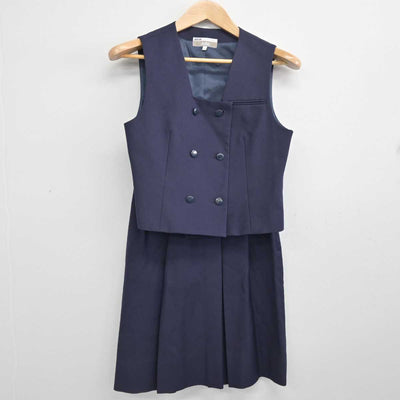 【中古】埼玉県 川越女子高等学校 女子制服 3点 (ブレザー・ベスト・スカート) sf087355