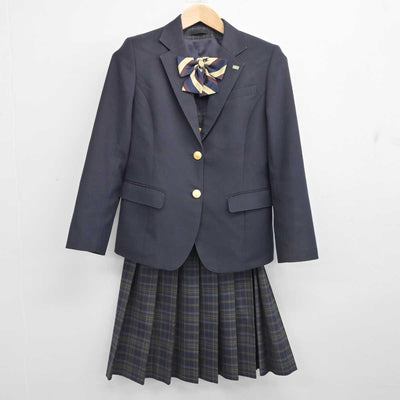 【中古】北海道 札幌琴似工業高等学校 女子制服 4点 (ブレザー・ベスト・スカート) sf087361