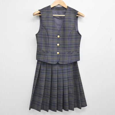 【中古】北海道 札幌琴似工業高等学校 女子制服 4点 (ブレザー・ベスト・スカート) sf087361