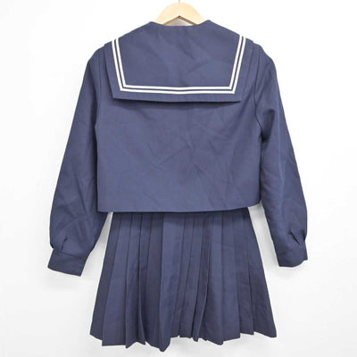 【中古】愛知県 港南中学校 女子制服 2点 (セーラー服・スカート) sf087376