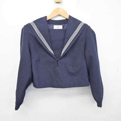 【中古】 学校名不明 女子制服 2点 (セーラー服・スカート) sf087389