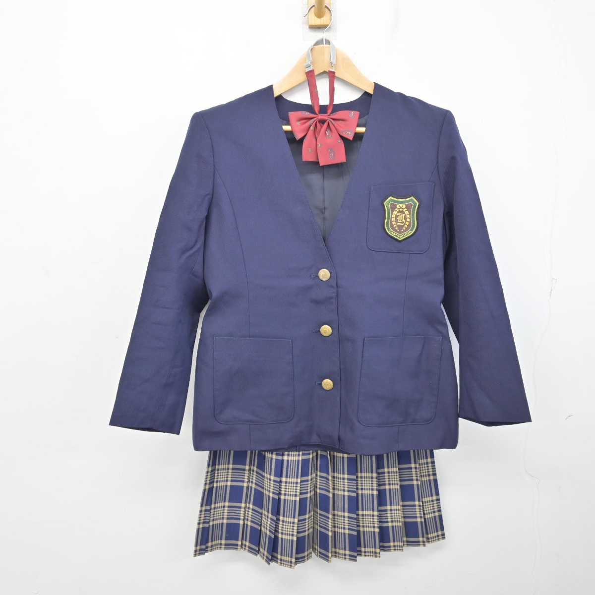 【中古】埼玉県 山村学園高等学校/旧制服 女子制服 4点 (ブレザー・スカート) sf087393