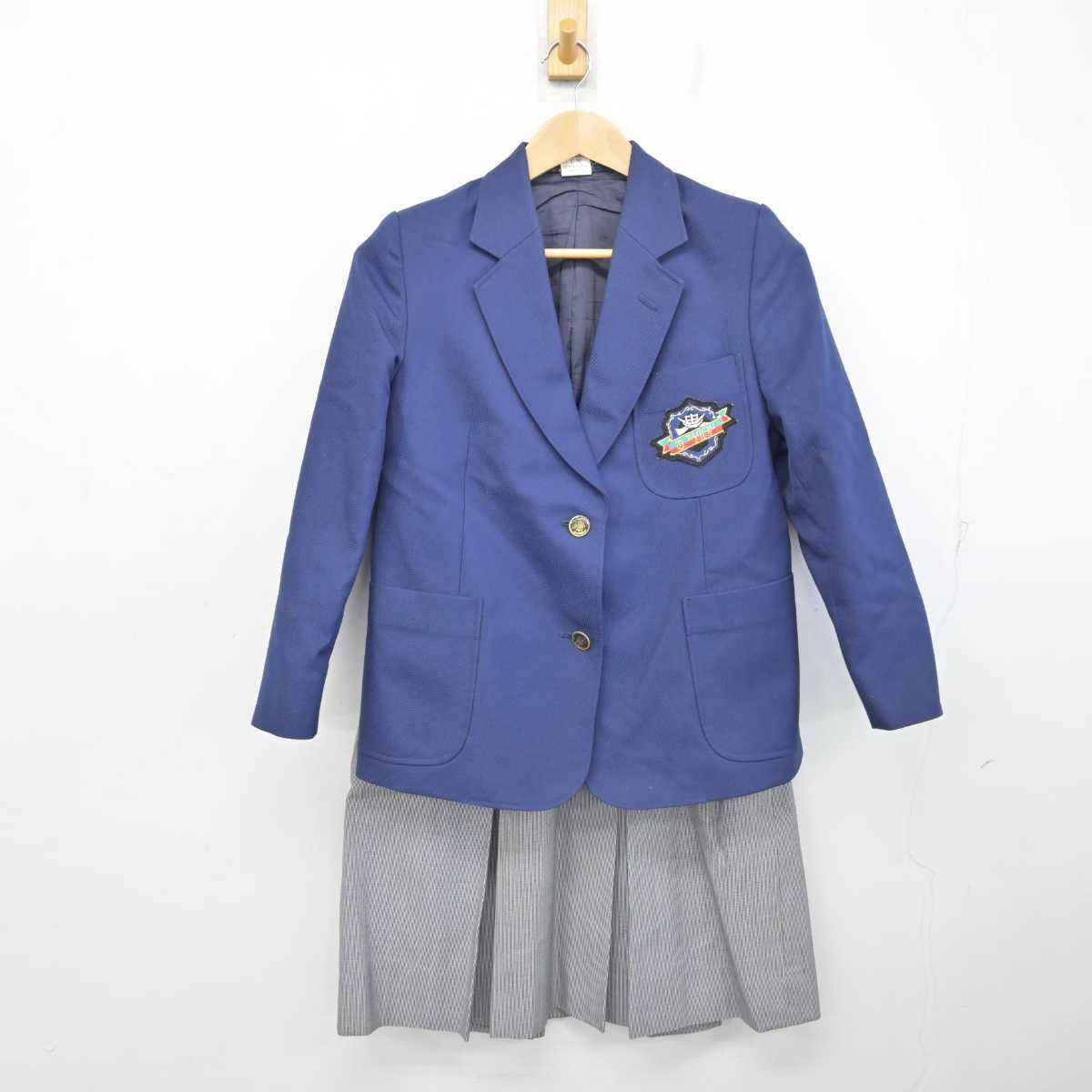 【中古】兵庫県 宝塚第一中学校 女子制服 2点 (ブレザー・スカート) sf087403