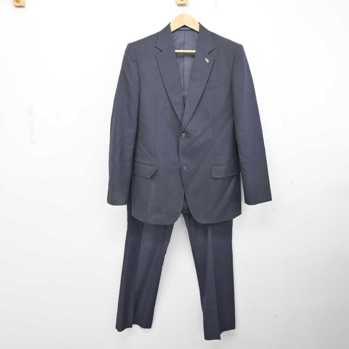 【中古】東京都 関東国際高等学校 男子制服 3点 (ブレザー・ズボン) sf087404