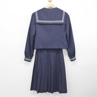 【中古】秋田県 御野場中学校 女子制服 2点 (セーラー服・スカート) sf087419