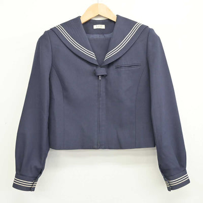 【中古】秋田県 御野場中学校 女子制服 2点 (セーラー服・スカート) sf087419