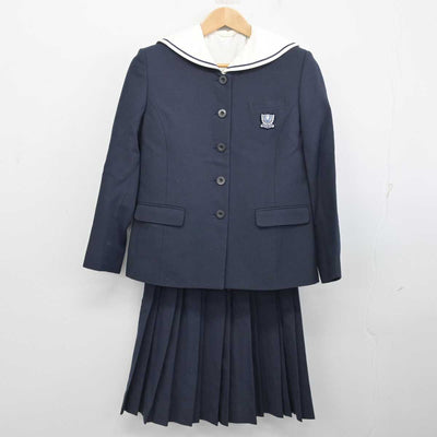 【中古】大阪府 近畿大学泉州高等学校 女子制服 3点 (ブレザー・ブラウス・スカート) sf087425