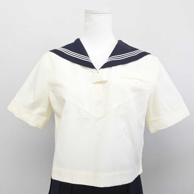 【中古】東京都  國學院大學久我山中学高等学校 女子制服 2点 (セーラー服・スカート) sf087439