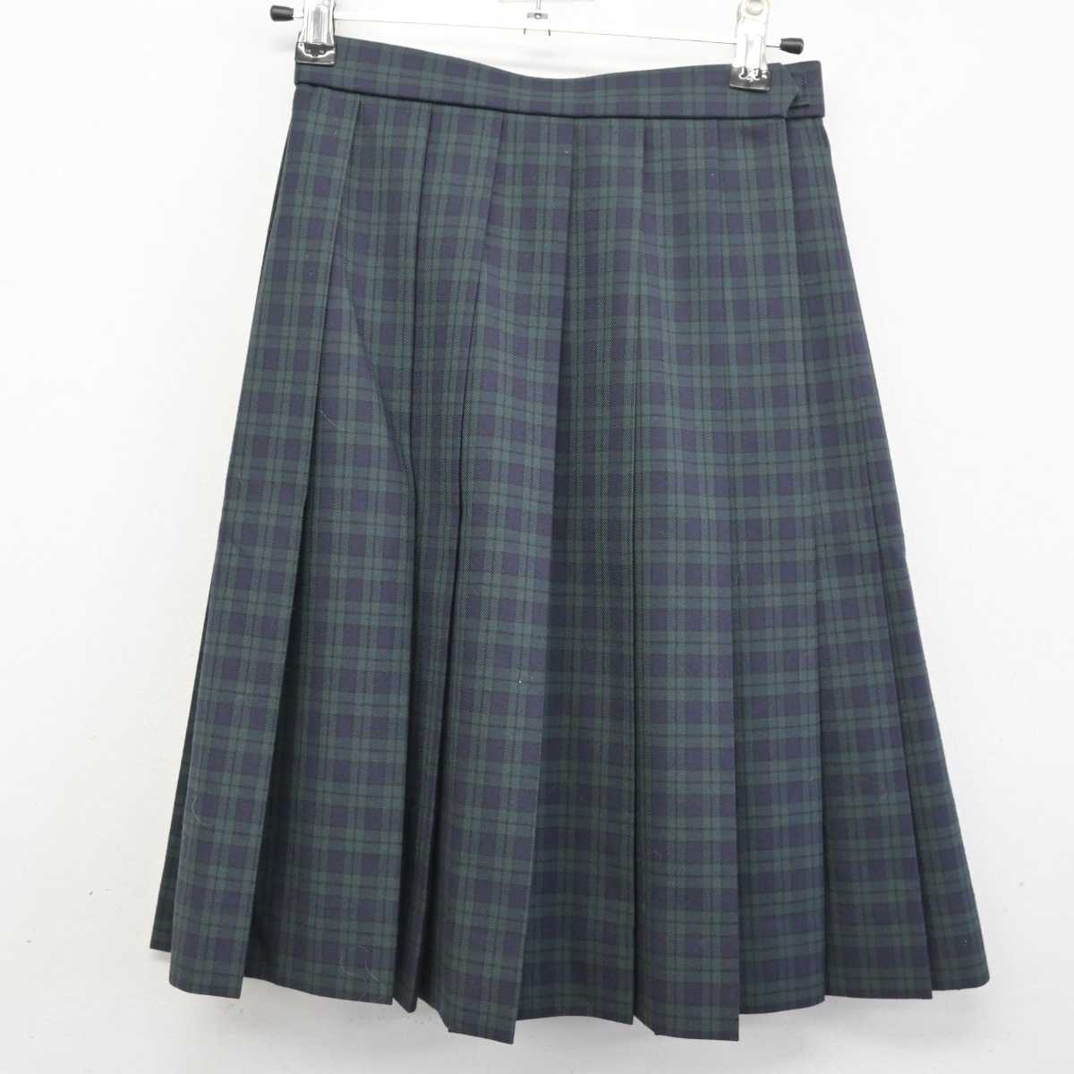 【中古】福岡県 福岡第一高等学校 女子制服 5点 (ブレザー・ベスト・シャツ・スカート) sf087440