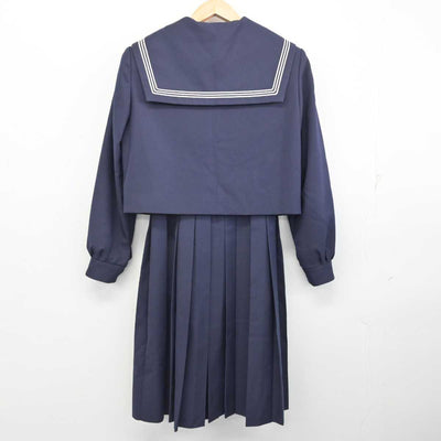 【中古】福岡県 篠栗中学校 女子制服 2点 (セーラー服・ジャンパースカート) sf087448