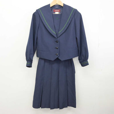 【中古】神奈川県 睦合中学校 女子制服 2点 (セーラー服・スカート) sf087450