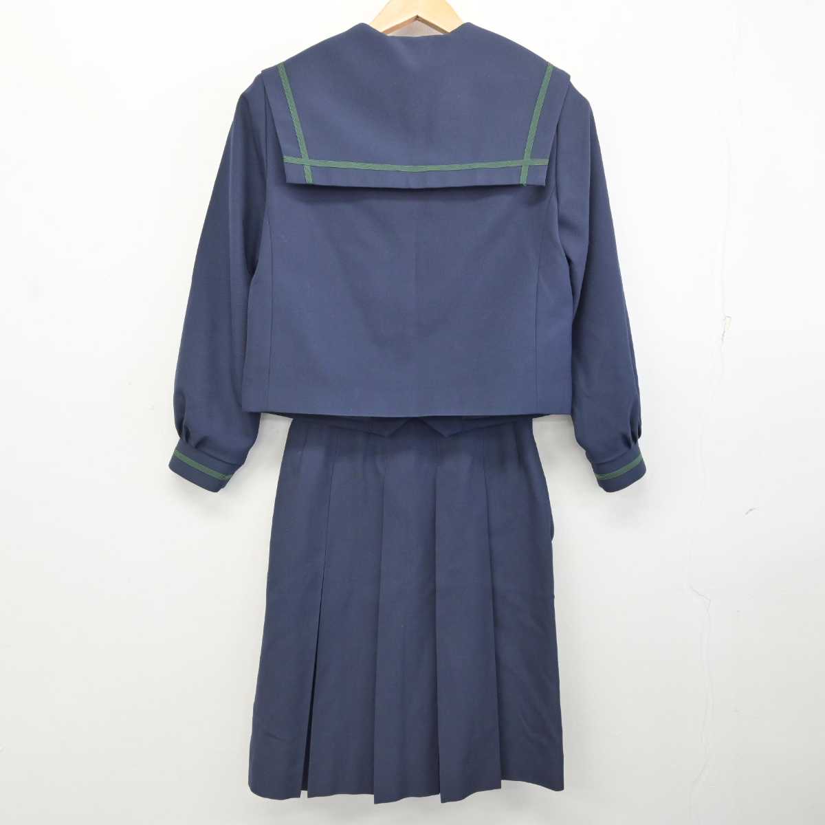 【中古】神奈川県 睦合中学校 女子制服 2点 (セーラー服・スカート) sf087450