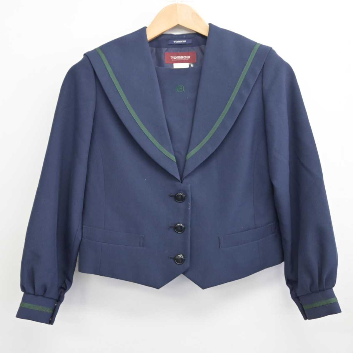 【中古】神奈川県 睦合中学校 女子制服 2点 (セーラー服・スカート) sf087450