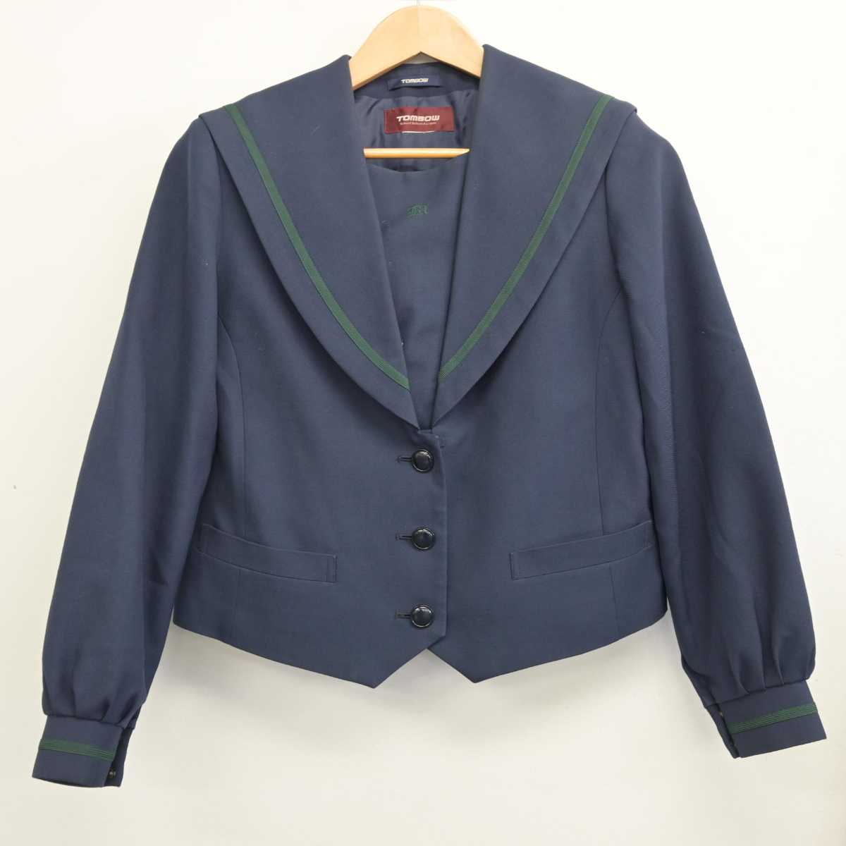 【中古】神奈川県 睦合中学校 女子制服 2点 (セーラー服・スカート) sf087451