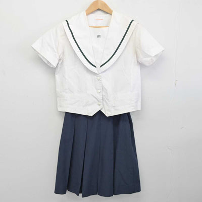 【中古】神奈川県 睦合中学校 女子制服 2点 (セーラー服・スカート) sf087452