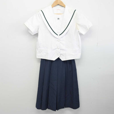 【中古】神奈川県 睦合中学校 女子制服 2点 (セーラー服・スカート) sf087453