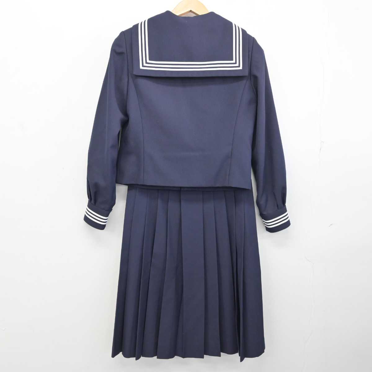 【中古】東京都 昭和女子大学附属昭和中学校・高等学校 女子制服 3点 (セーラー服・スカート) sf087457