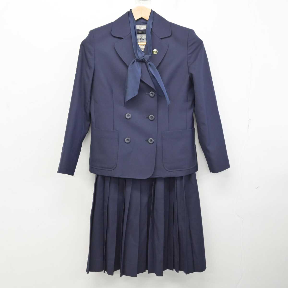 【中古】愛知県 椙山女学園高等学校 女子制服 5点 (ブレザー・ニット・ジャンパースカート) sf087469