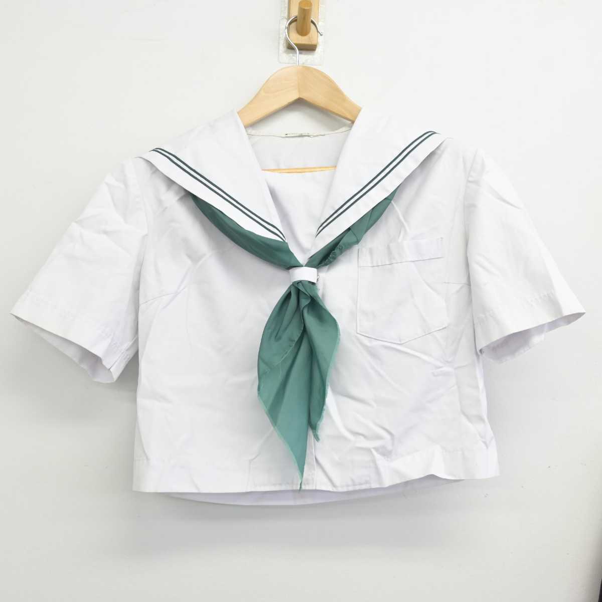 【中古】和歌山県 橋本市立西部中学校 女子制服 3点 (セーラー服・スカート) sf087478