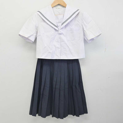 【中古】和歌山県 橋本市立西部中学校 女子制服 2点 (セーラー服・スカート) sf087479