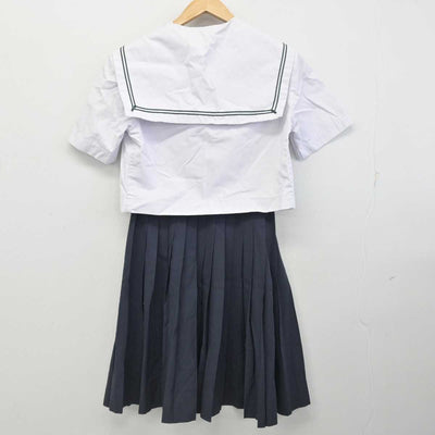 【中古】和歌山県 橋本市立西部中学校 女子制服 2点 (セーラー服・スカート) sf087480